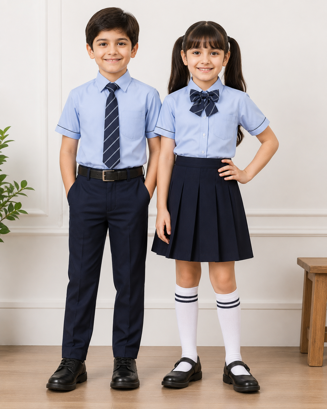 Kids School Uniform Set